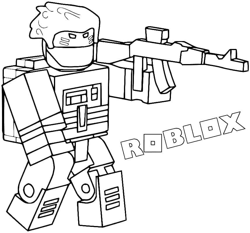 Roblox Rosvo Värityskuva