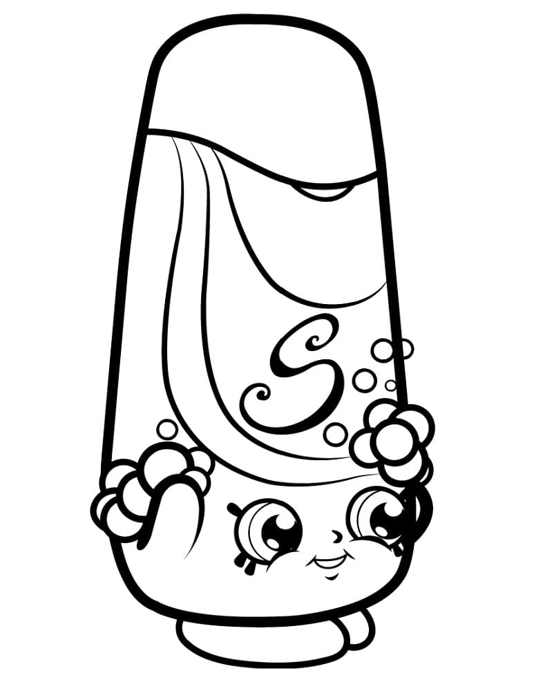 Shampy Shopkins Värityskuva
