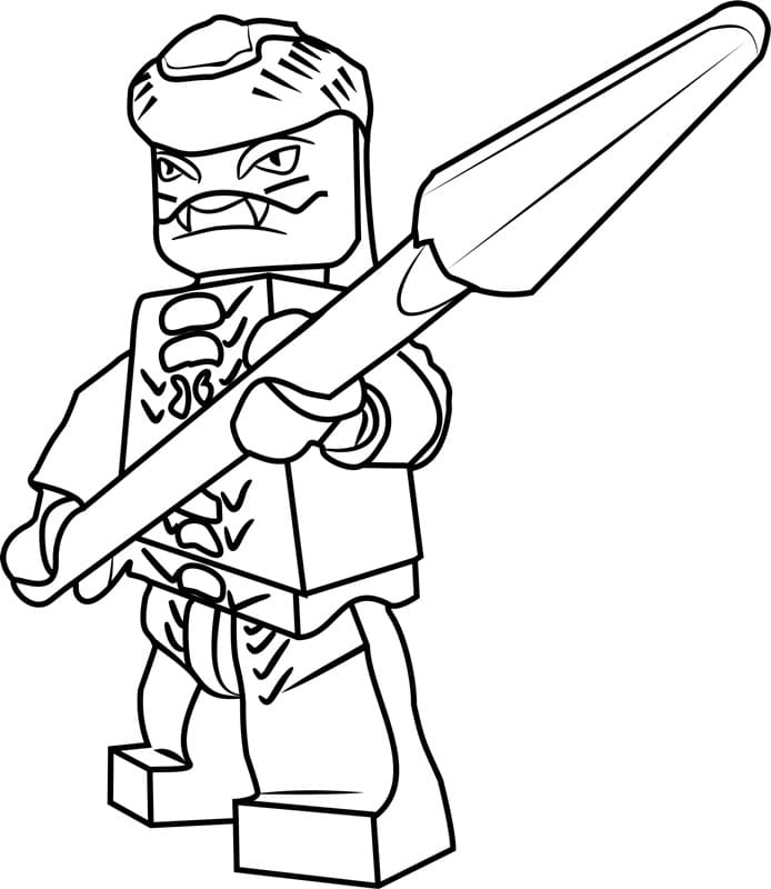 Snappa Ninjago Värityskuva