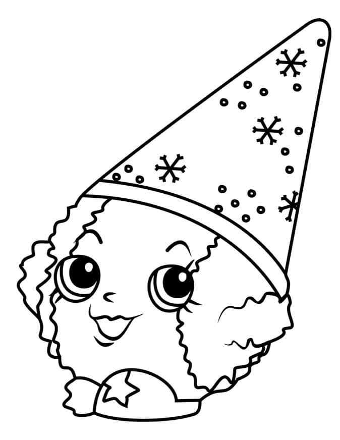 Snow Crush Shopkins Värityskuva