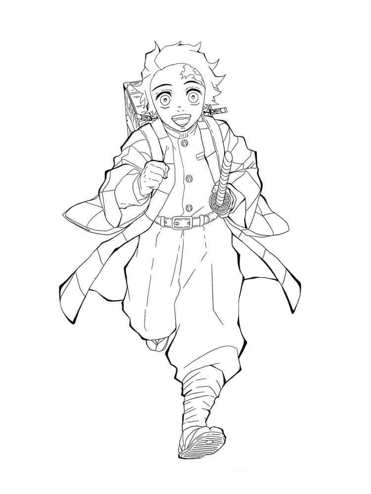 Demon Slayer coloring pages