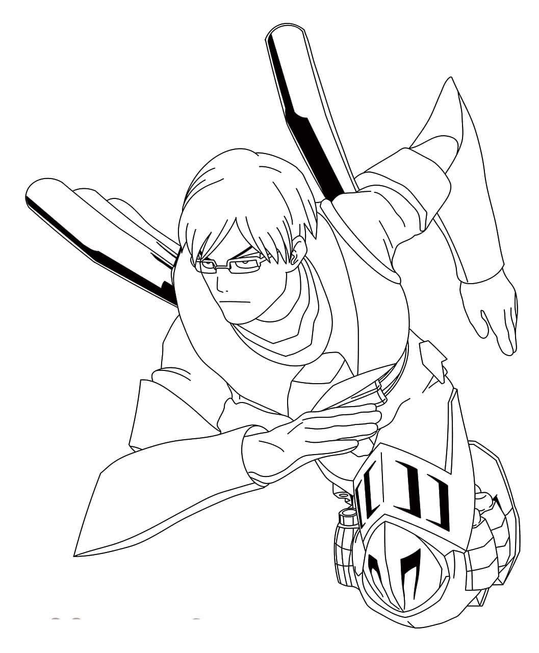 Tenya Iida alkaen My Hero Academia Värityskuva