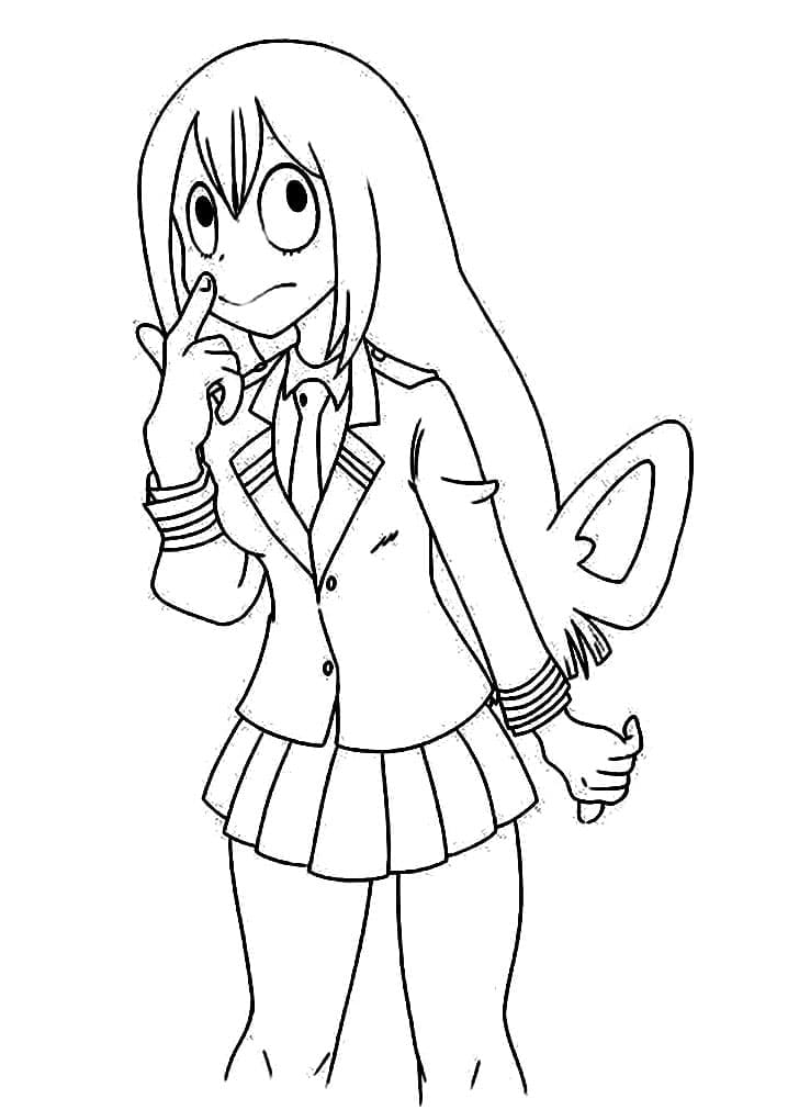 Tsuyu Asui Värityskuva
