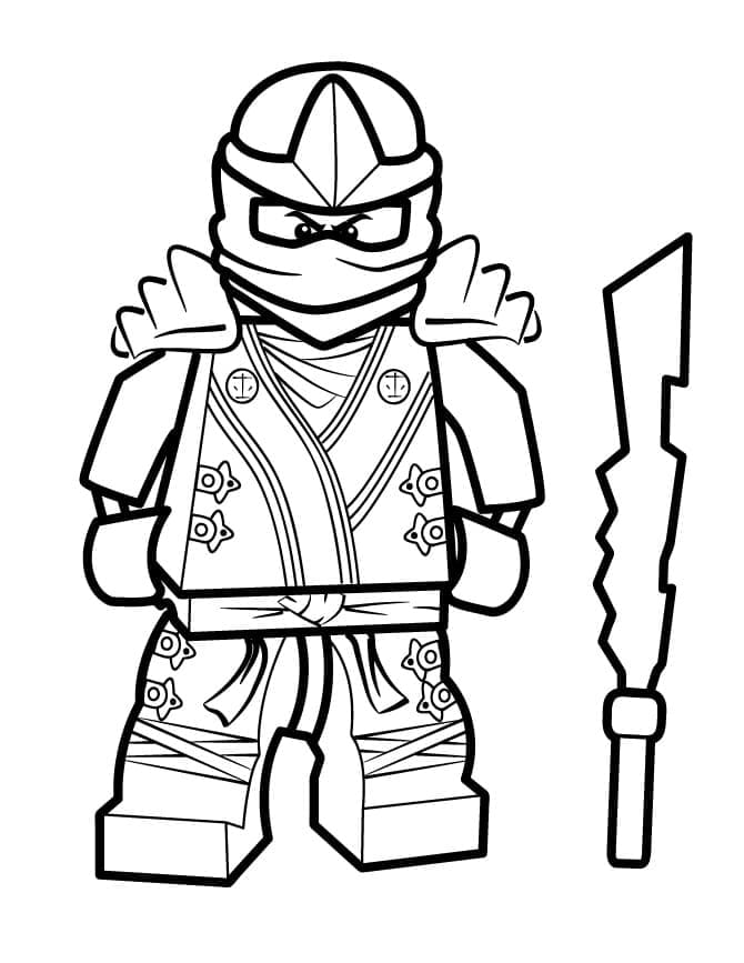 Tulostettava Lego Ninjago Värityskuva