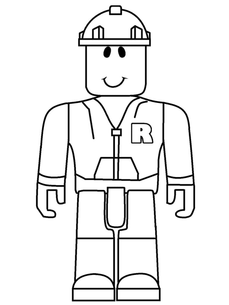 Tulostettava Roblox Ilmaiseksi Värityskuva