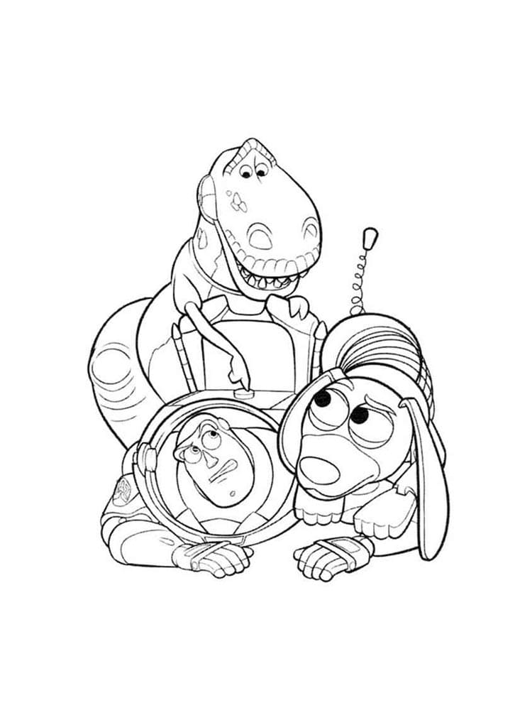 Tulostettava Toy Story Värityskuva