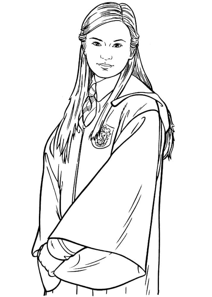 Zhou Chang alkaen Harry Potter Värityskuva