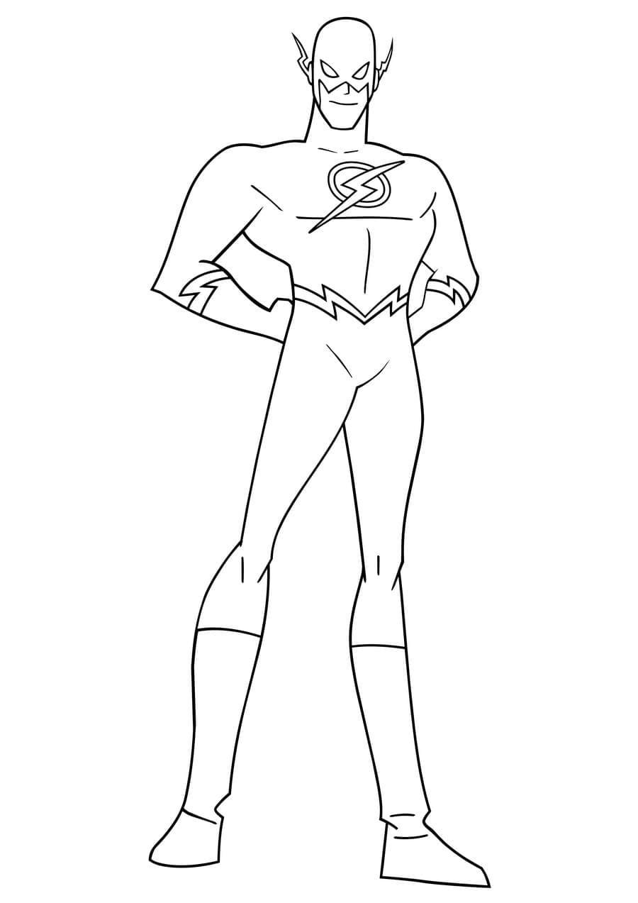 Cool Hero Flash Värityskuva