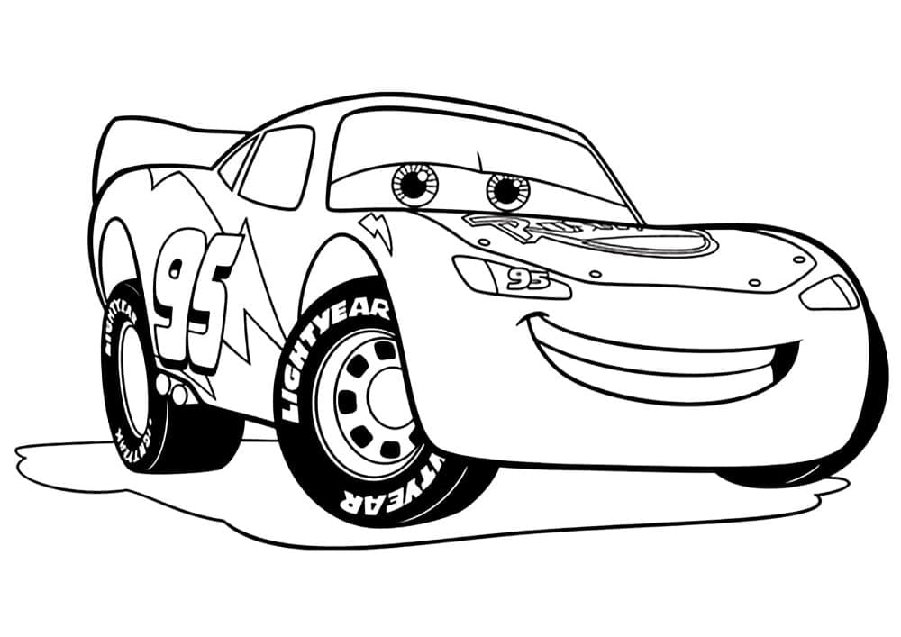 Disneyn salama Mcqueen Värityskuva