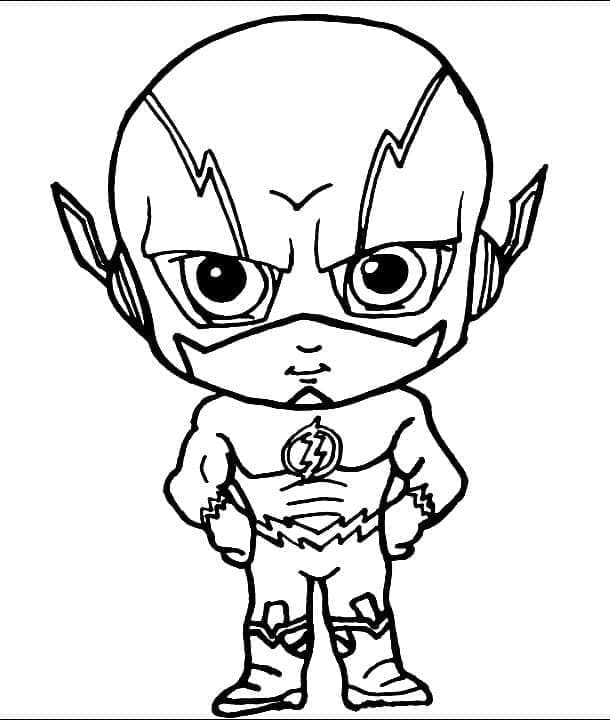 Flash Chibi Värityskuva