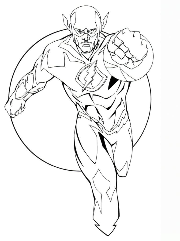 Flash Justice League Värityskuva