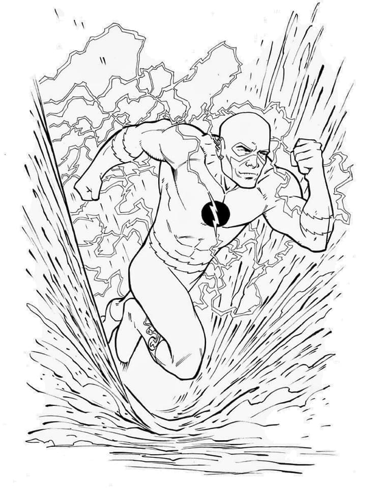 Flash käynnissä Värityskuva