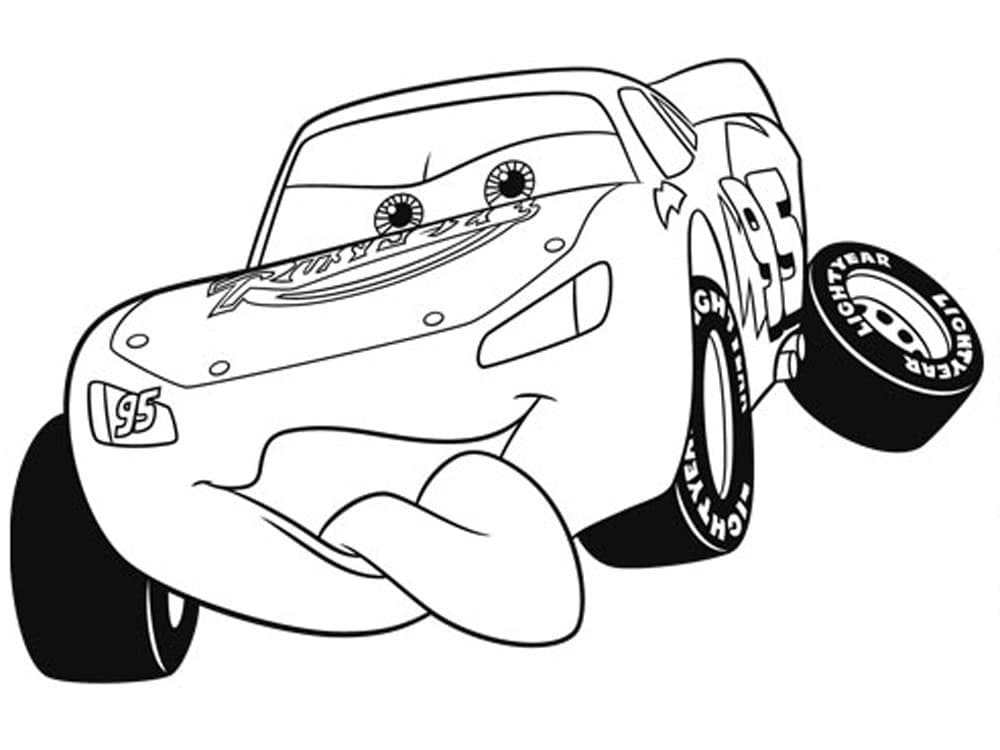 Hauska Salama McQueen Värityskuva