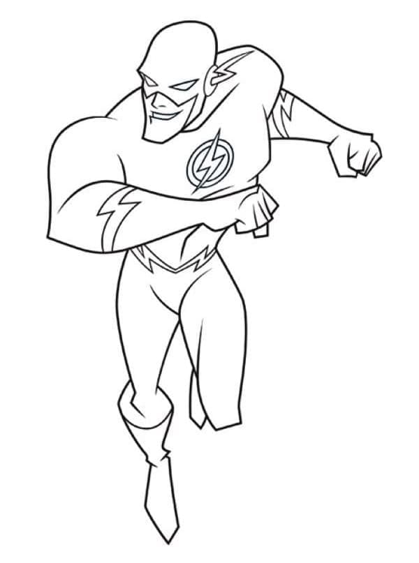 Hero Flash Värityskuva
