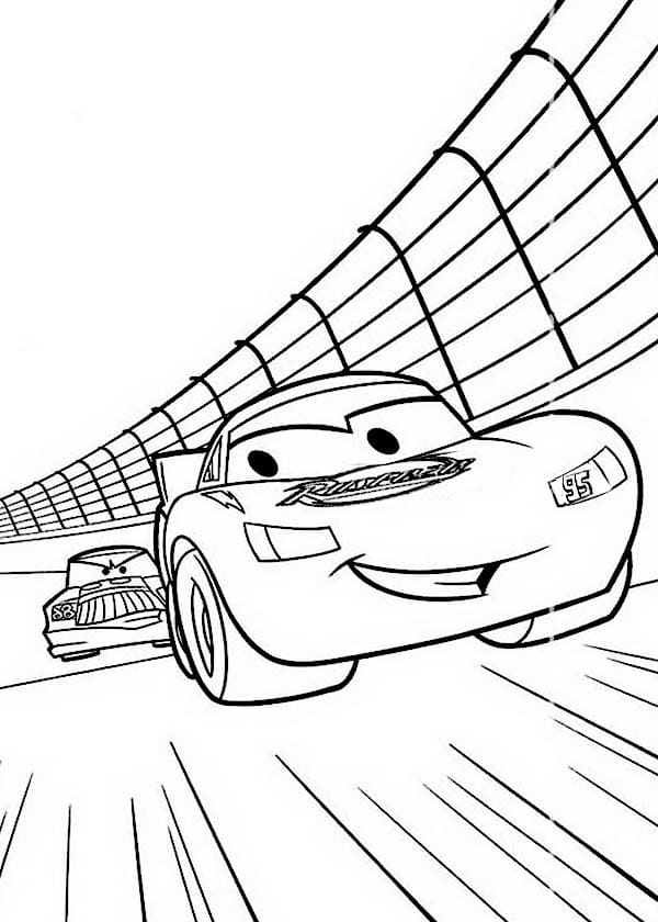 Salama McQueen on siistiä Värityskuva