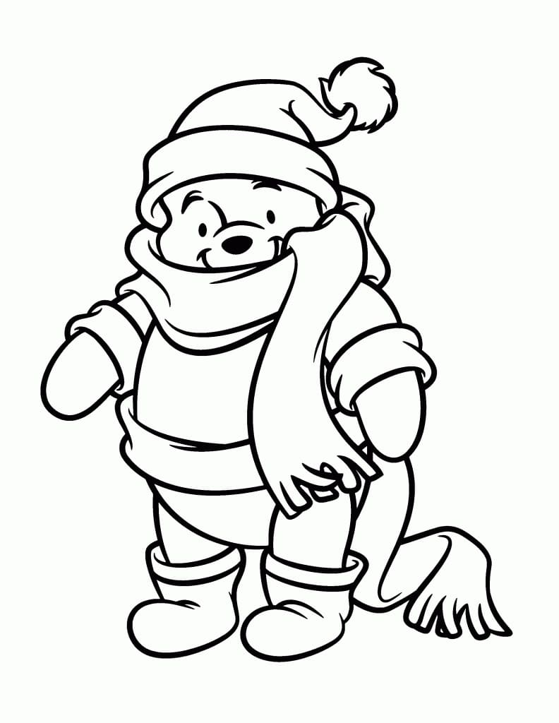 Suloinen Nalle Puh Värityskuva