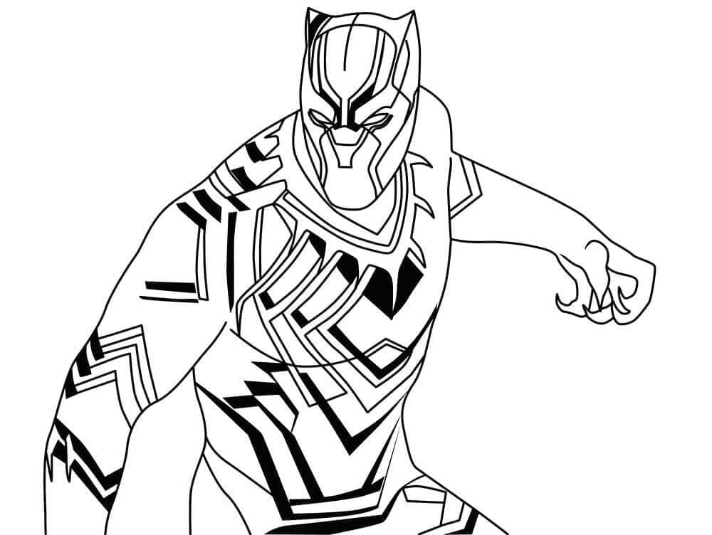 Black Panther coloring pages