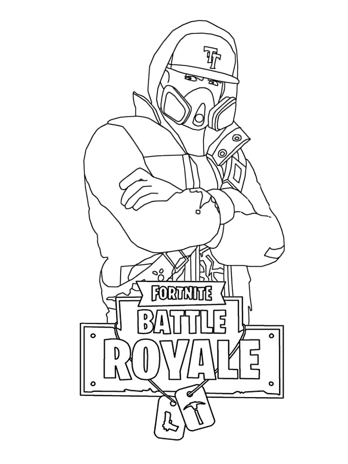 Abstrakt Fortnite Värityskuva