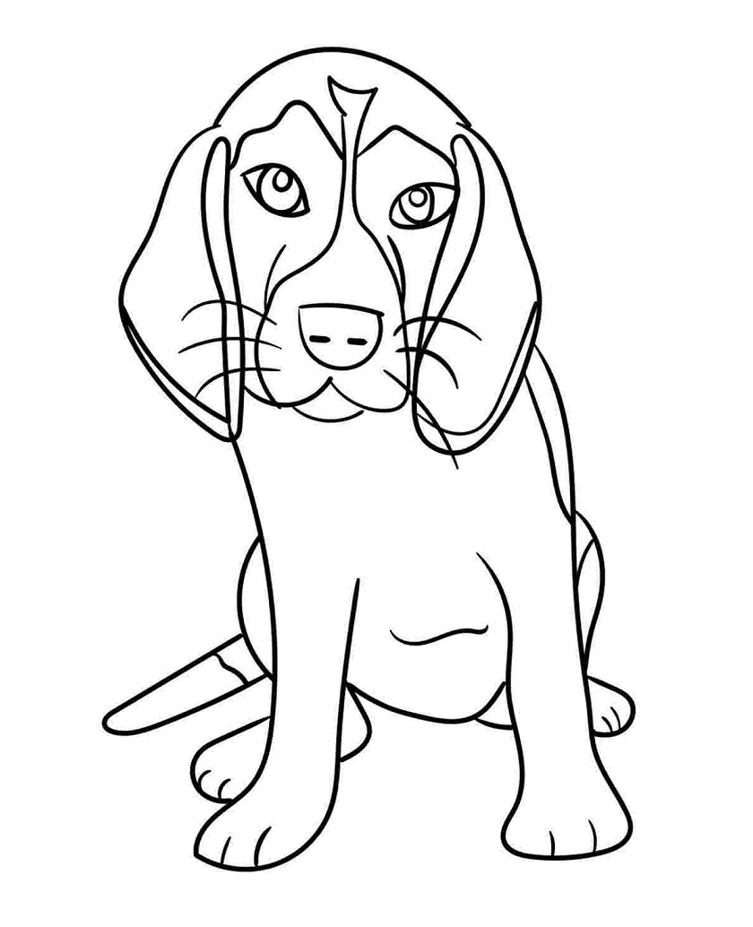 basset Värityskuva
