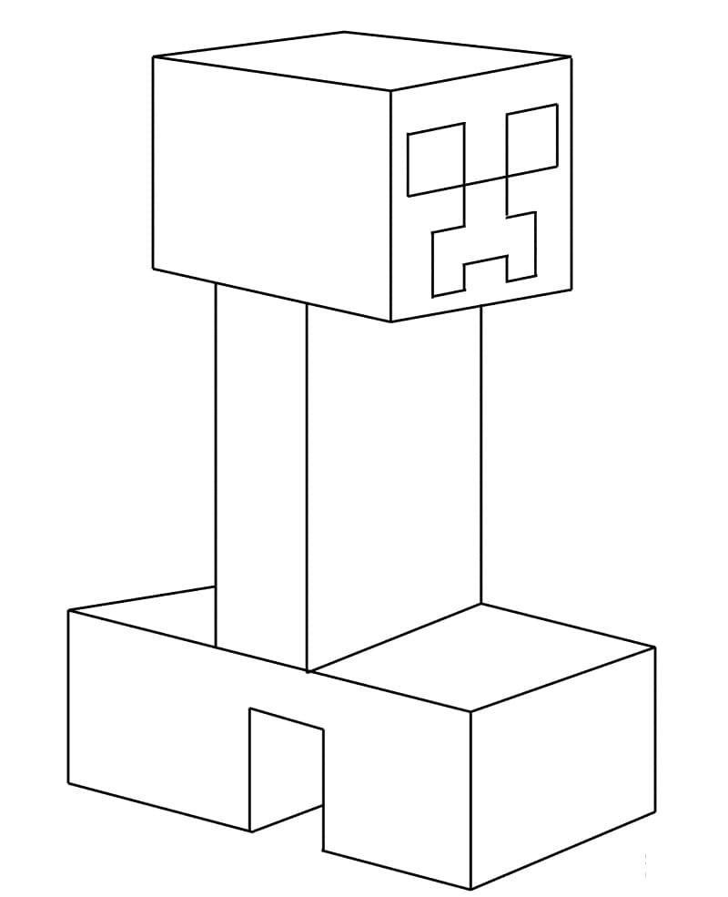 Creeper Minecraft Värityskuva