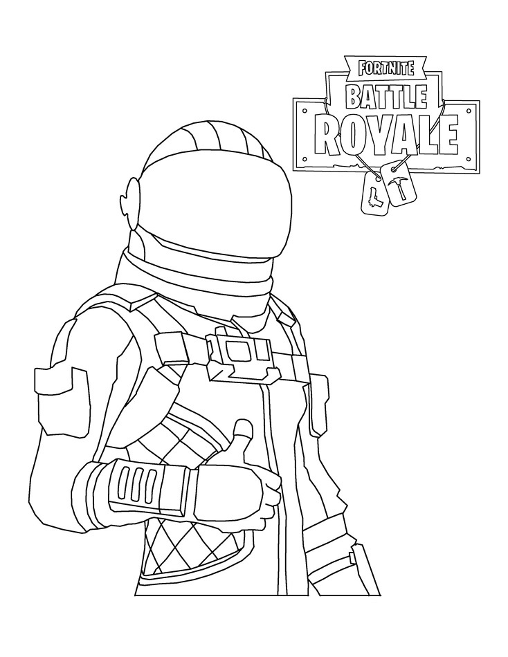 Dark Voyager Fortnite Värityskuva
