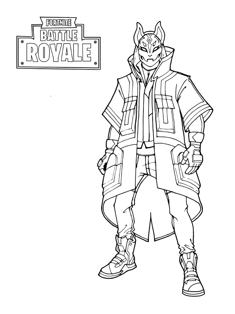 Kitsune Fortnite Värityskuva