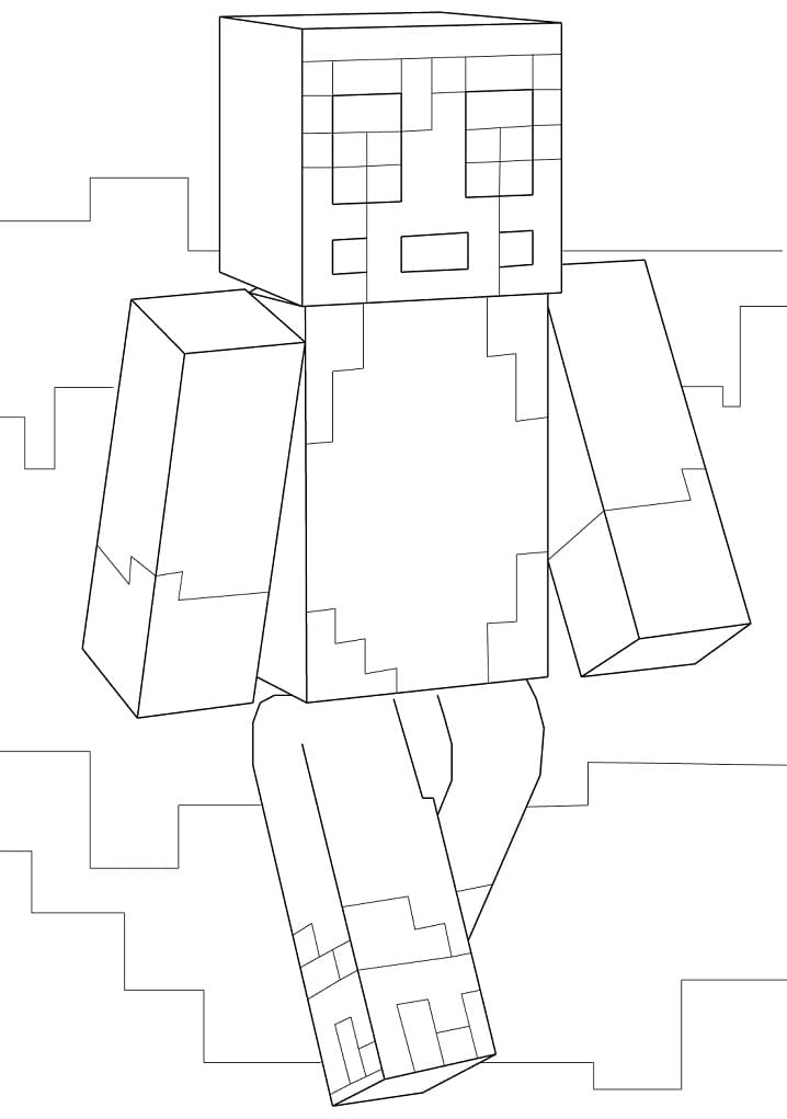 Minecraft Stampy Värityskuva