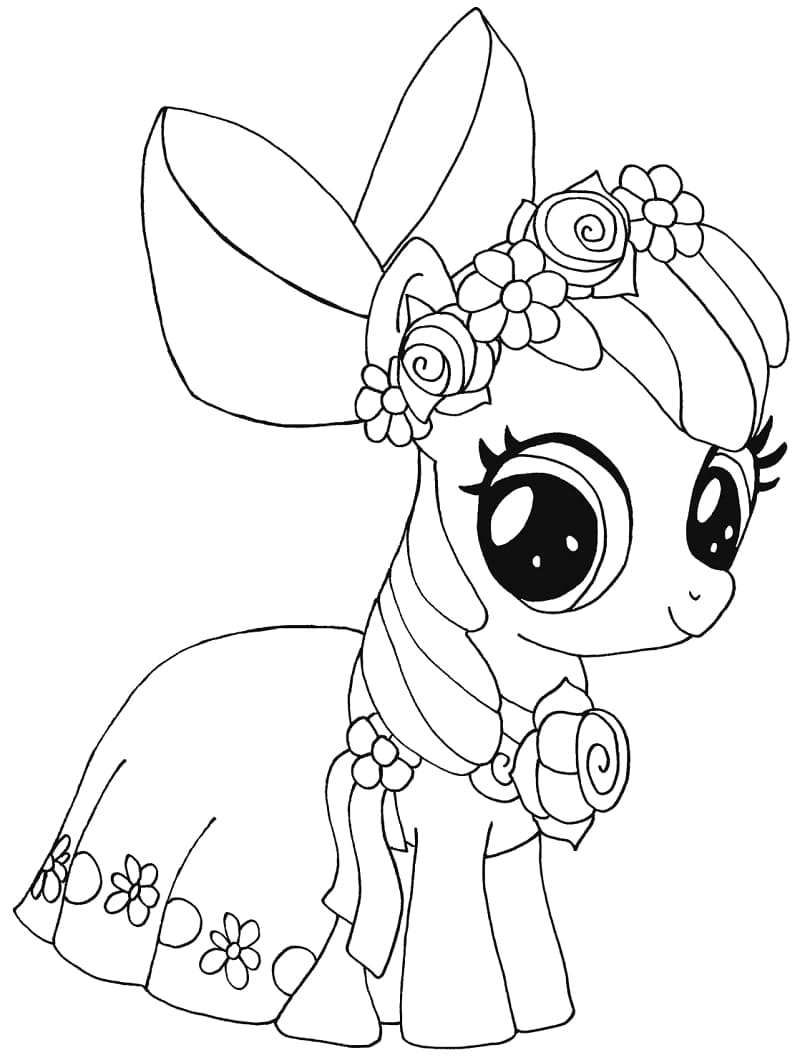 Apple Bloom My Little Pony Värityskuva