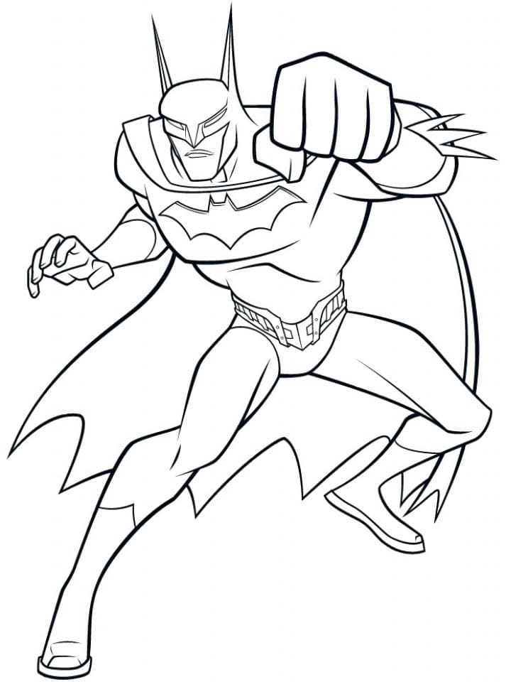 Batman on siisti Värityskuva