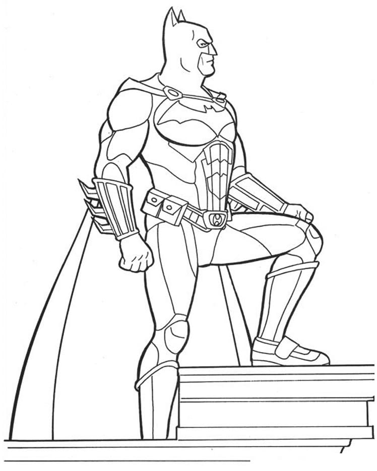 Batman rakentamassa Värityskuva