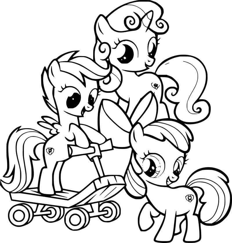 Ihana My Little Pony Värityskuva