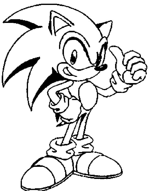 Ilmainen Sonic Värityskuva
