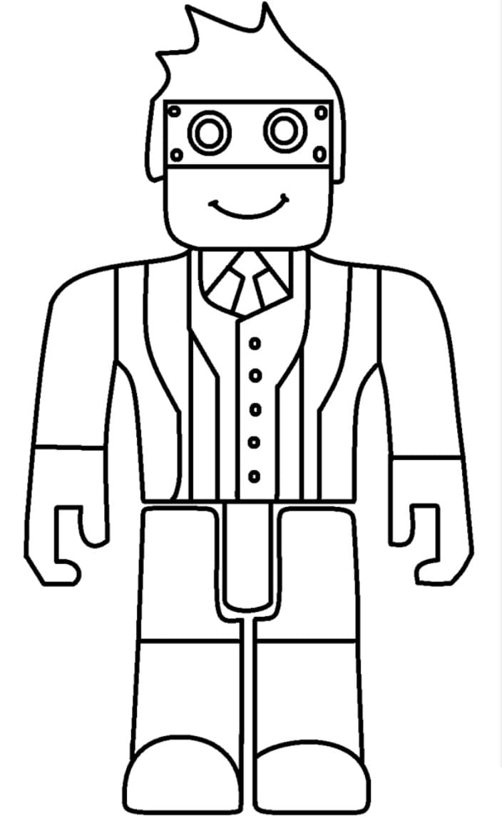 Ilmainen tulostettava Roblox Värityskuva