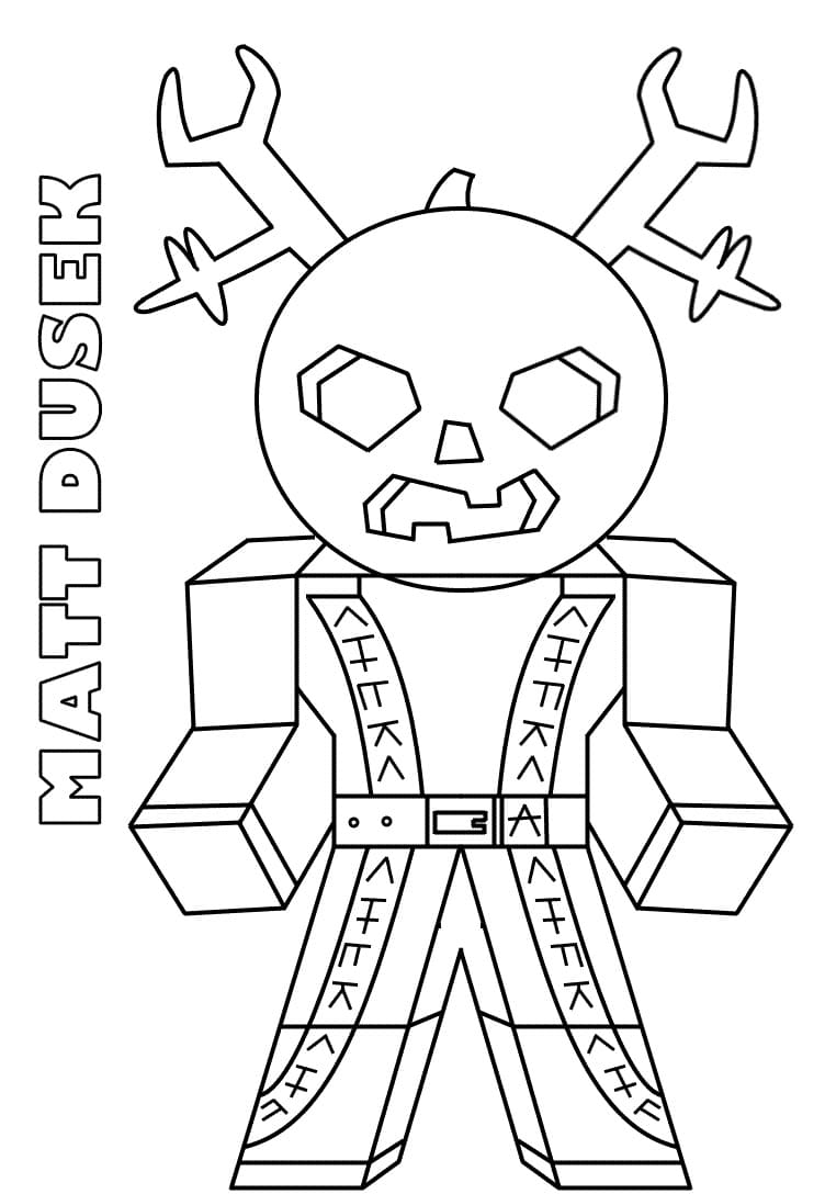Matt Dusek Roblox Värityskuva