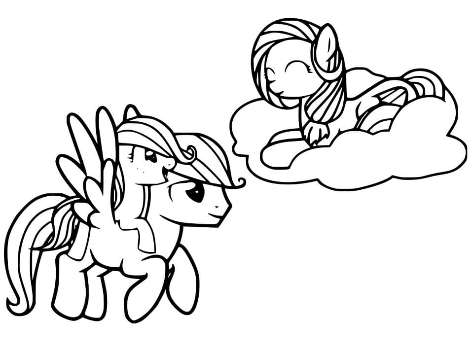 My Little Pony ilmainen tulostettava Värityskuva