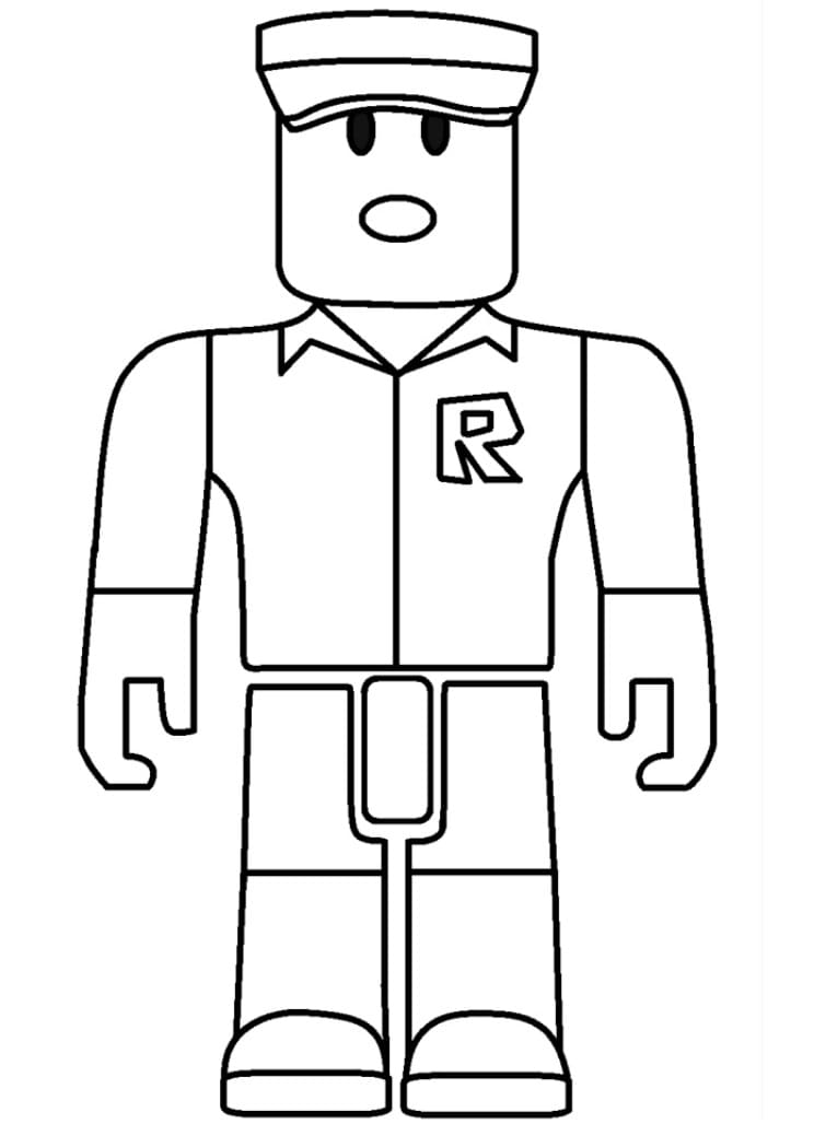 Roblox ilmainen Värityskuva