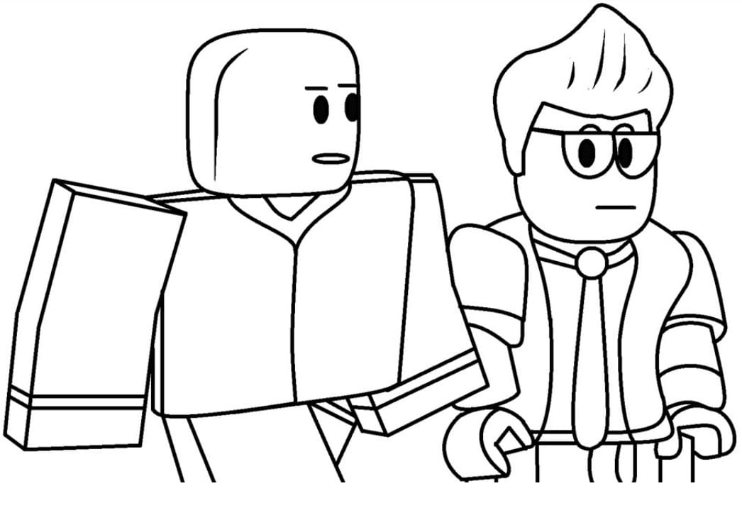 Roblox peli Värityskuva