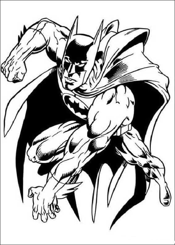 Sankari Batman Värityskuva