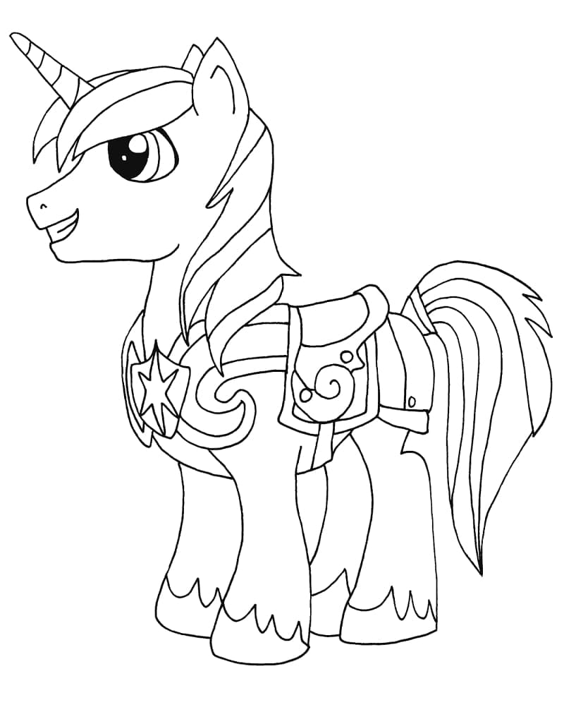 Shining Armor My Little Pony Värityskuva