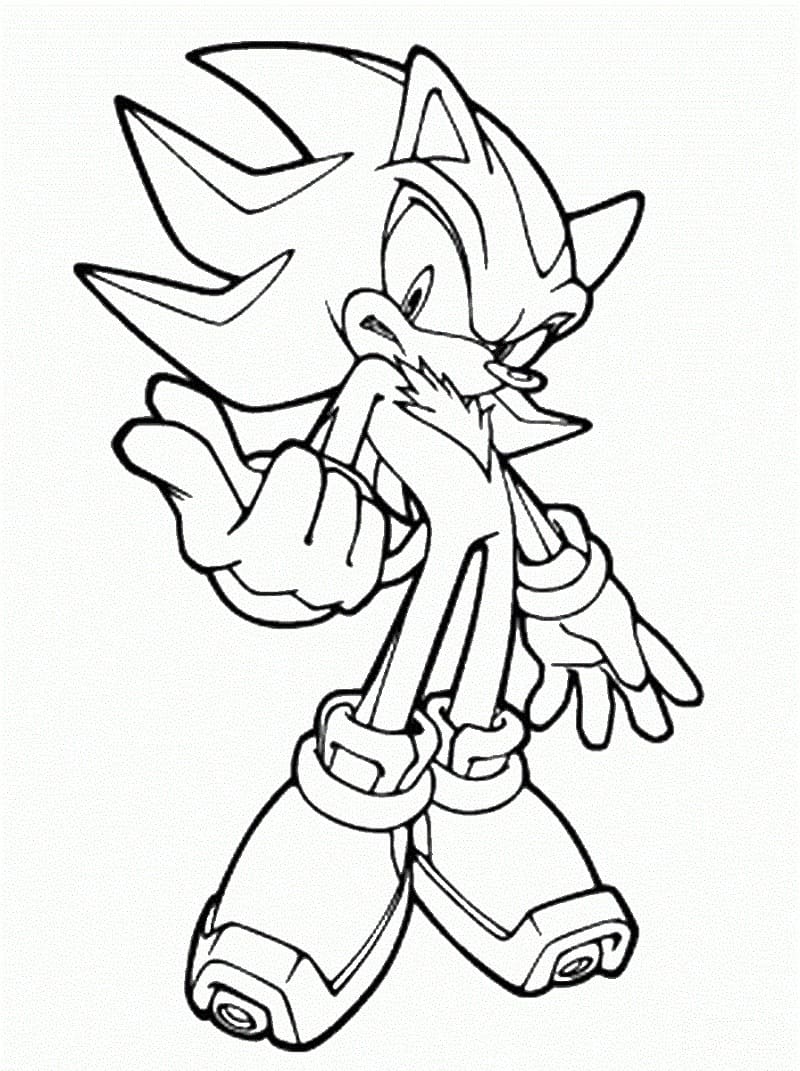 sonic 1 piirustus Värityskuva