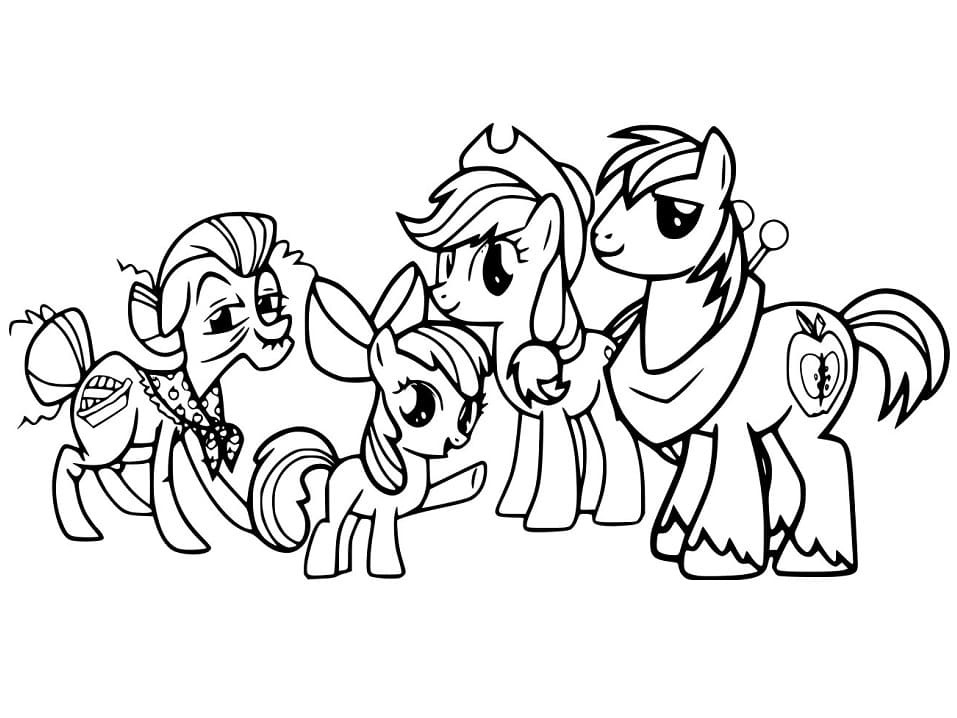 My Little Pony Värityskuvat