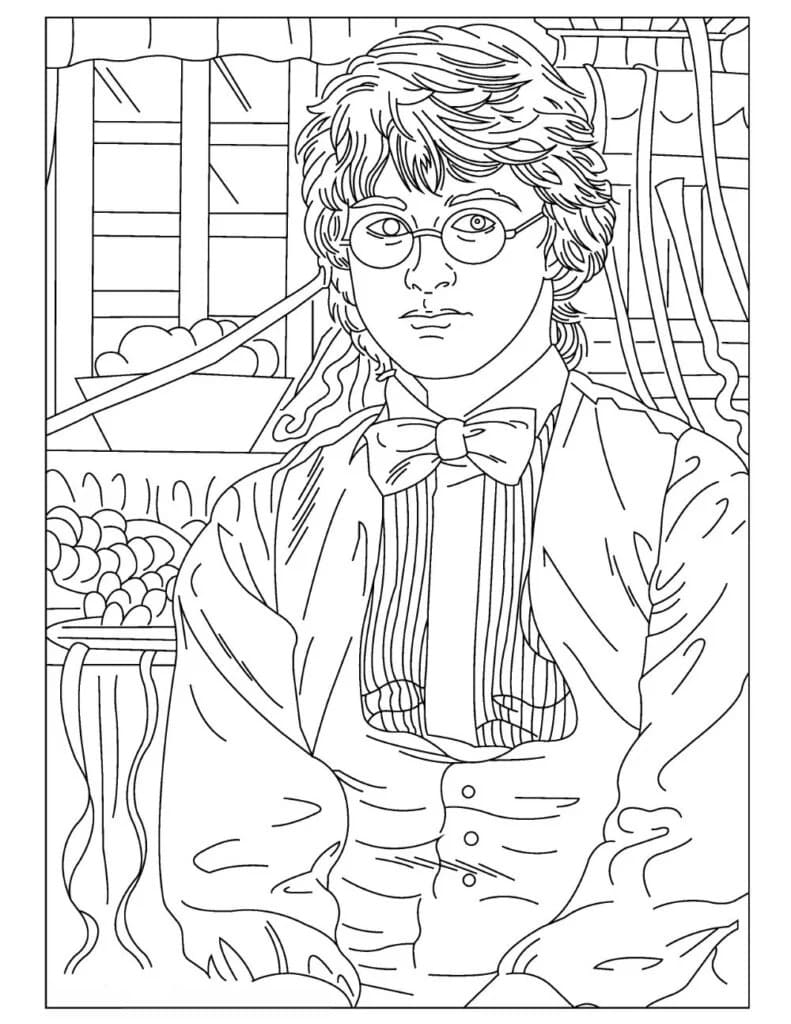 Hammastyttava Harry Potter Värityskuva