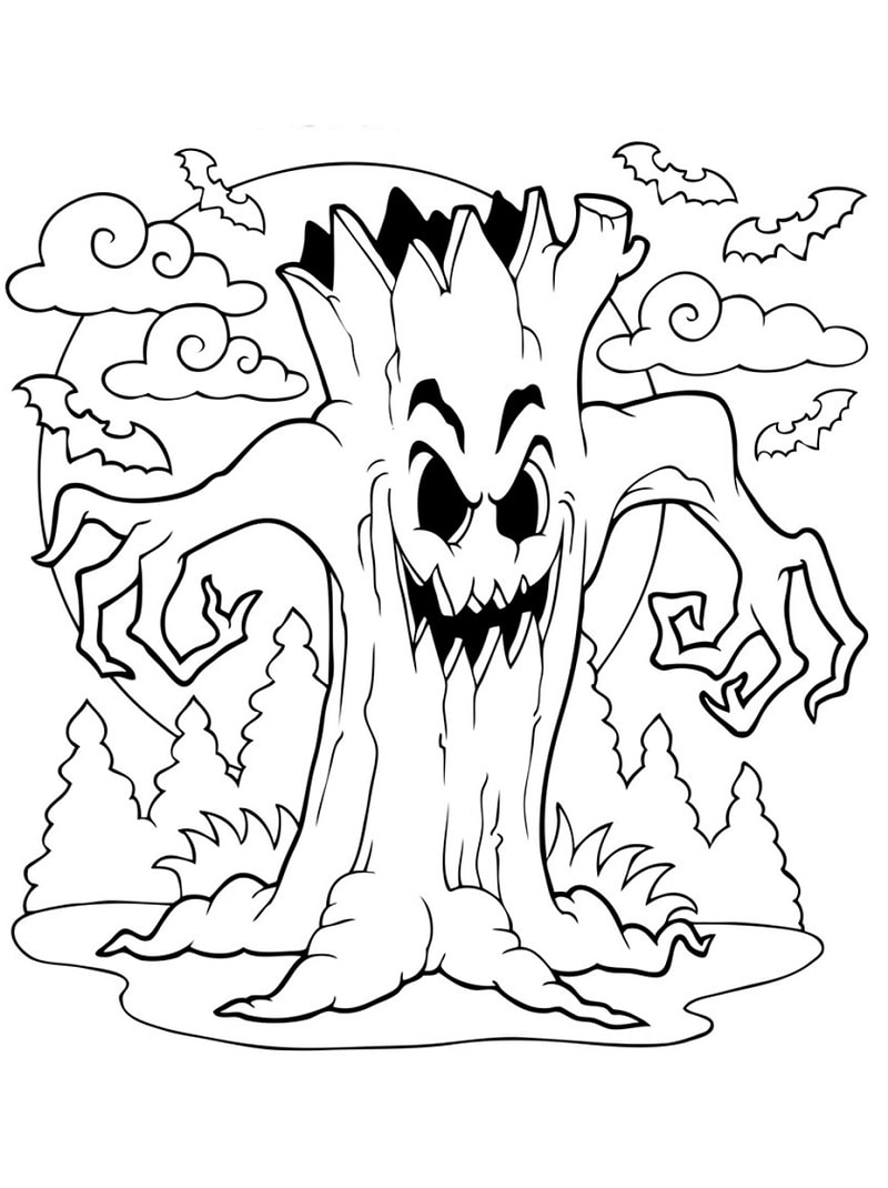 ilmainen tulostettava halloween Värityskuva