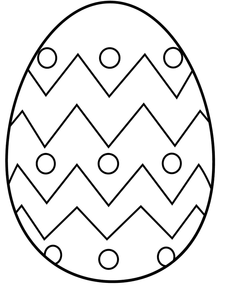 pääsiäismuna 2 Värityskuva