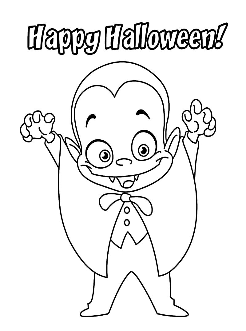 pieni vampyyri Värityskuva
