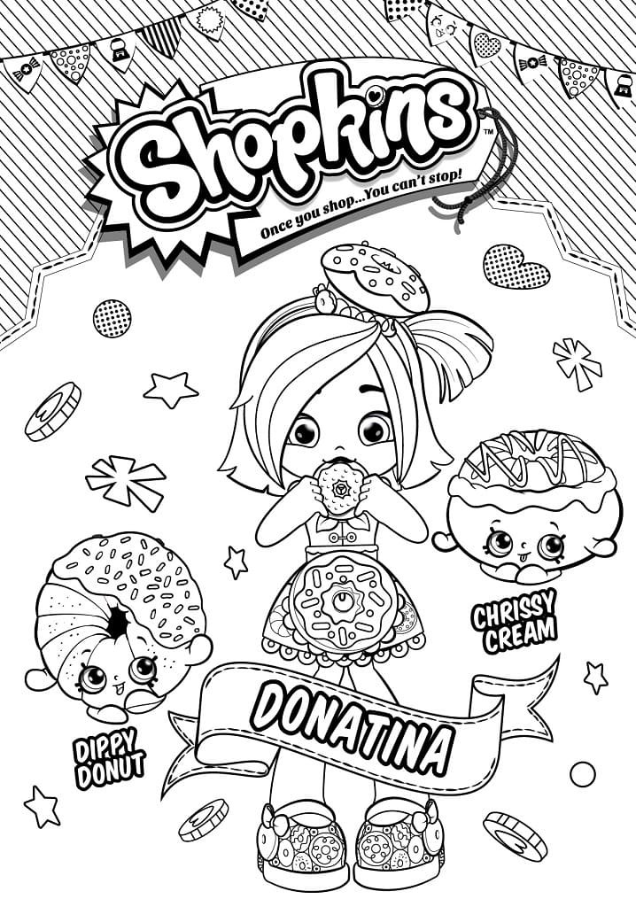 Chef Club Shopkins-nukke Värityskuva