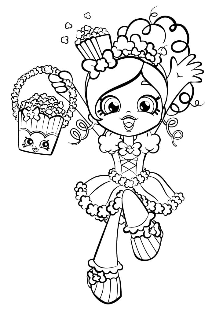 Happy Shopkins Shoppies Värityskuva