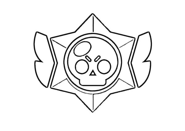 Brawl Stars -tunnus Värityskuva