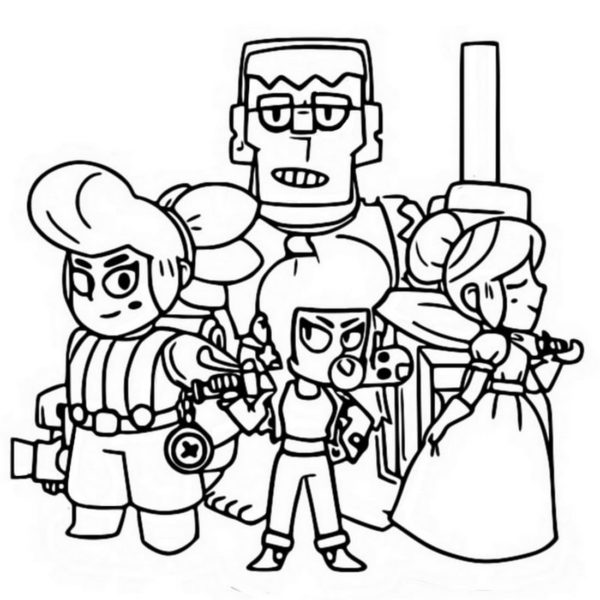 Brawl Stars Värityskuvat