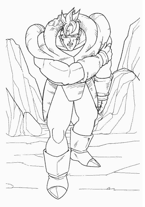 Android 16 Dragon Ball Z Värityskuva